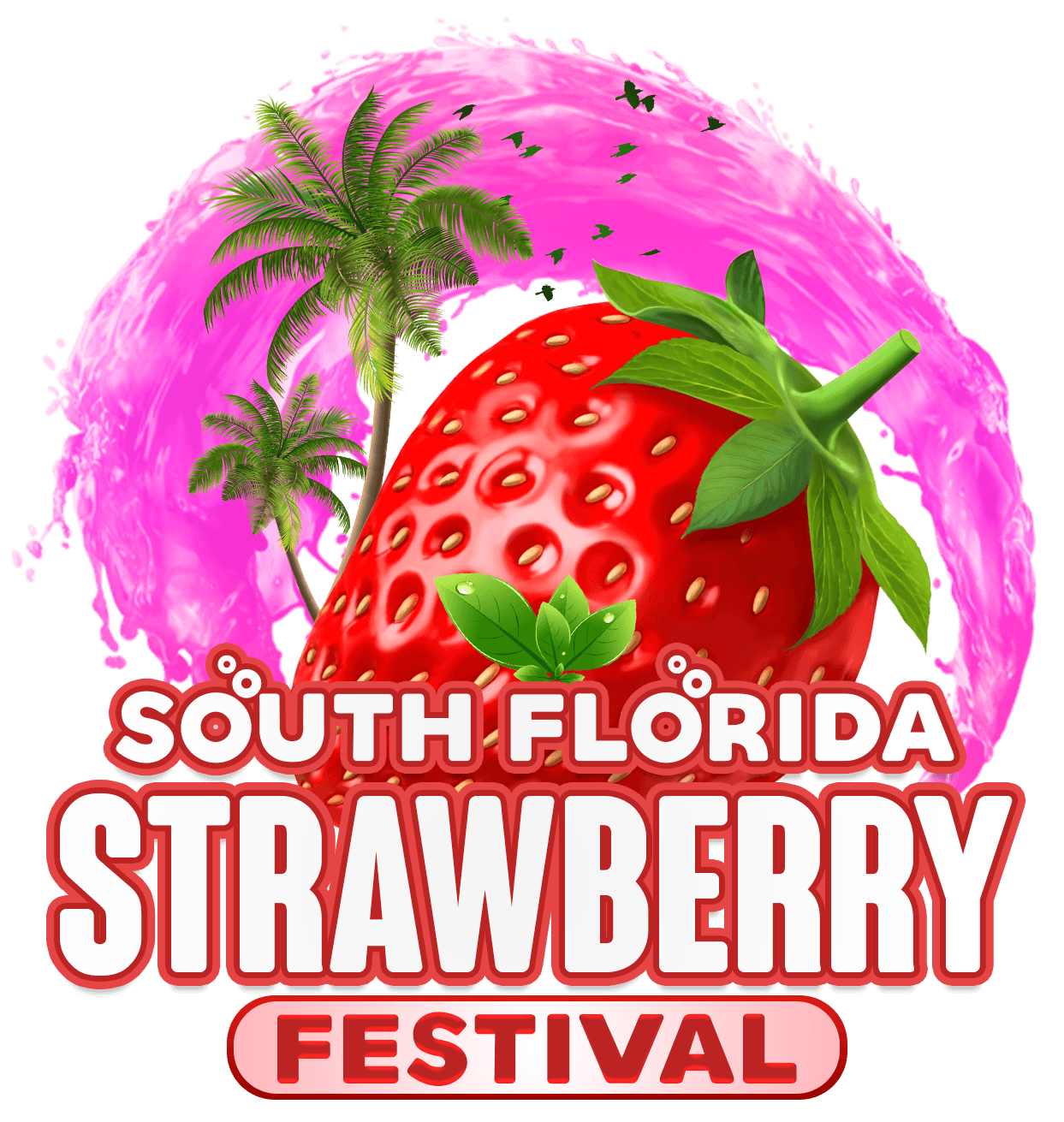 South Florida Strawberry Festival logo