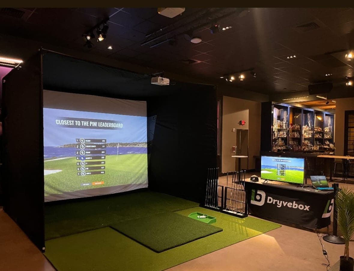 Indoor Golf Simulator - Indoor Setup 8