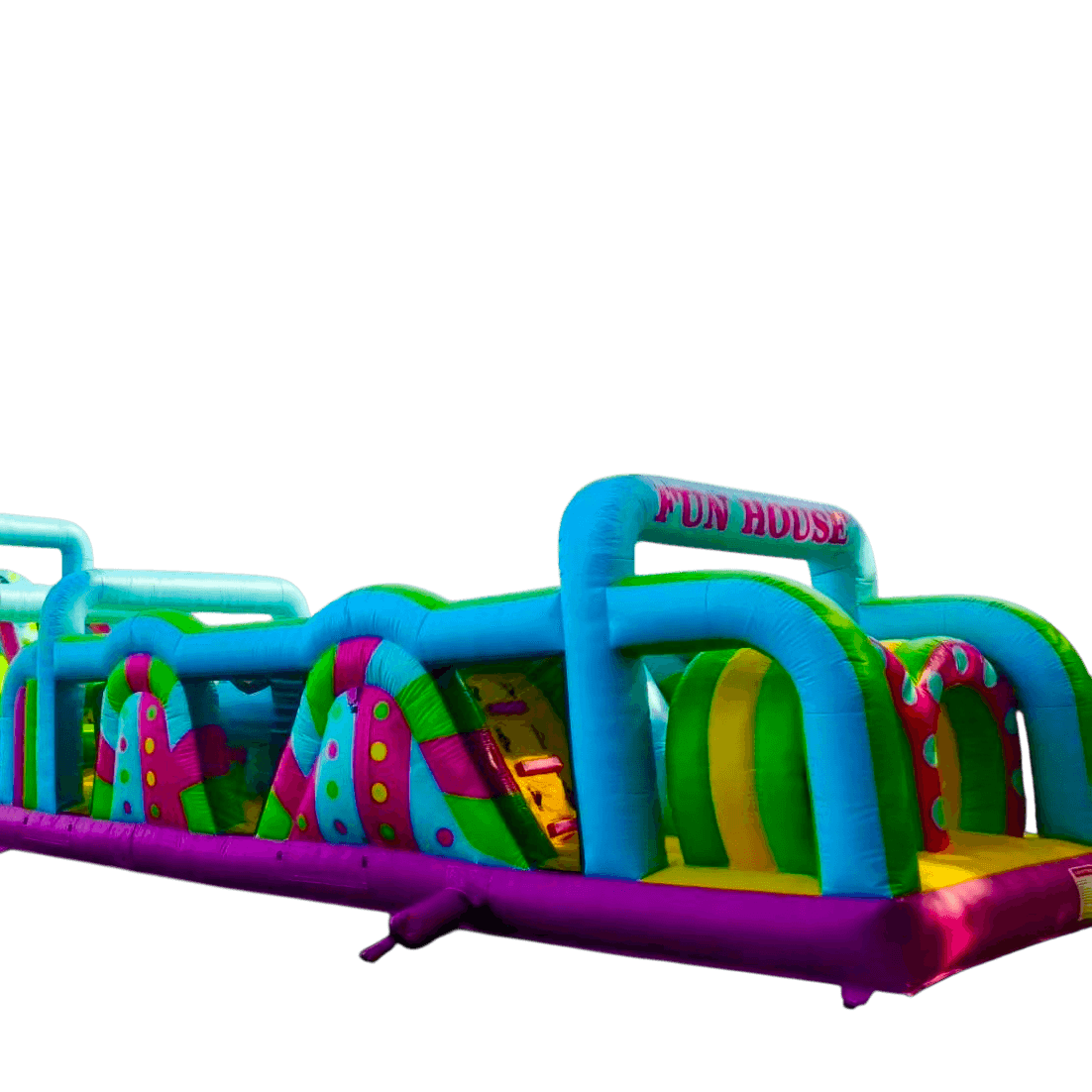 fun house obstacle tunnel